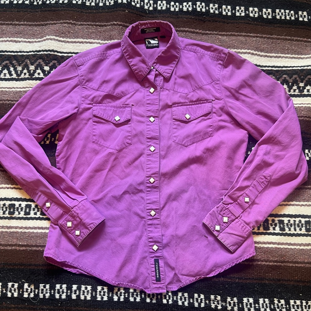 Roughed Up Rockies Pearl Snap (S)
